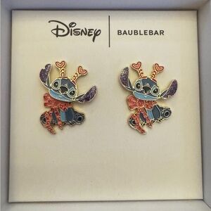 Disney BaubleBar Valentine Stitch Earrings